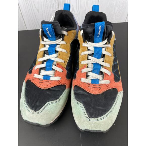 Merrell Shoes - Merrell Alpine Retro Sneaker Multi-Color Block Suede Women's Size 10